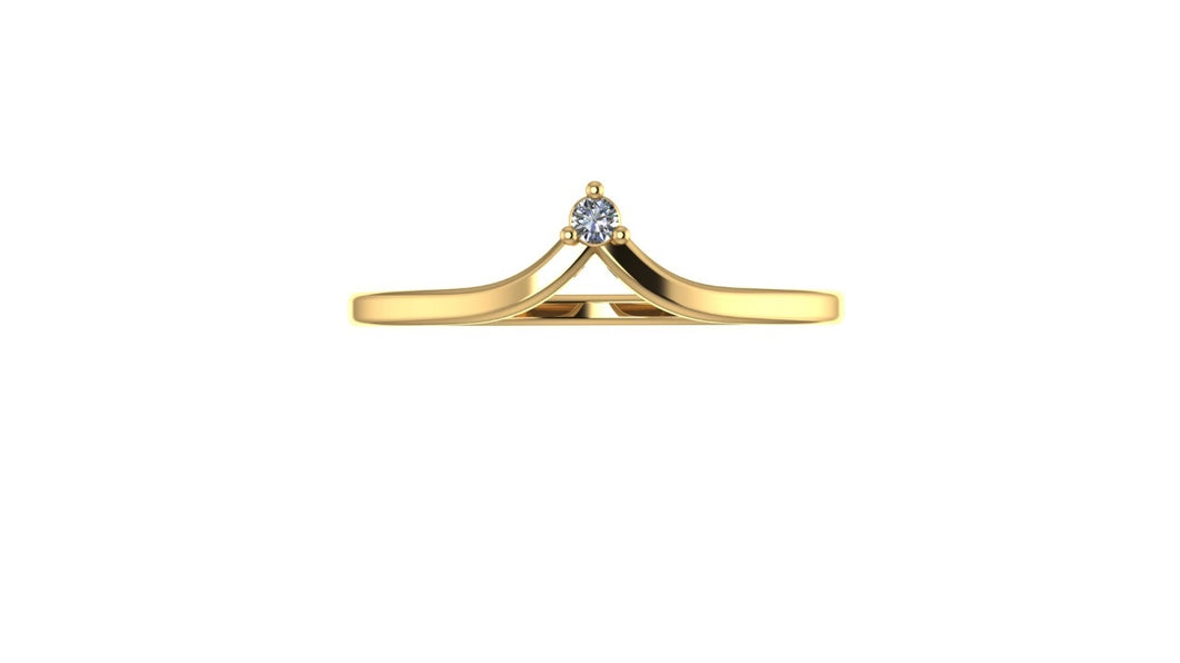 Diamond V Ring